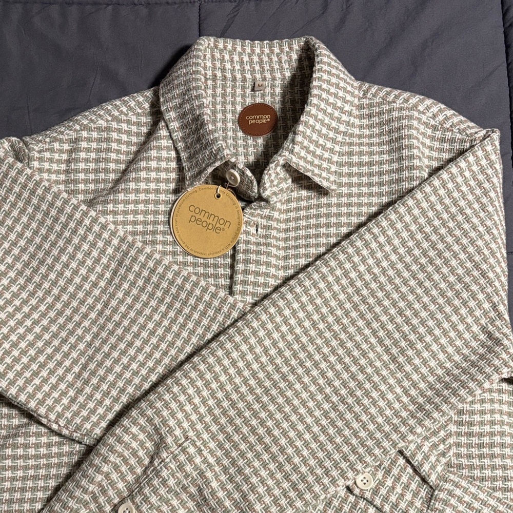 Common People Men's Luxe Hybrid Overshirt Button Down